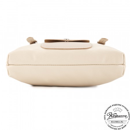 Кожаный рюкзак "Vogue New" (сливки)